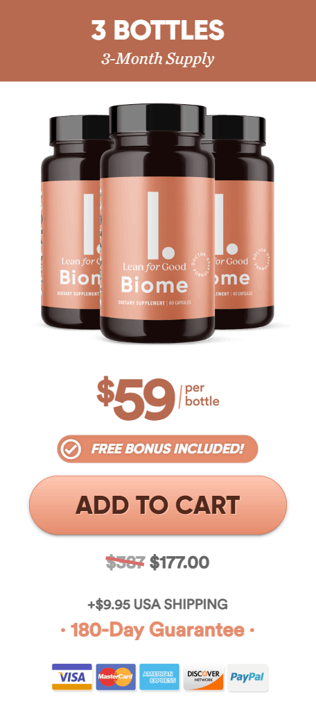 Lean Biome price 3 bottle